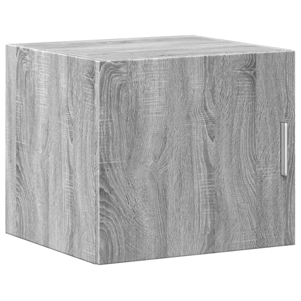 Slim Storage Cabinet Grey Sonoma 45x42,5x225 cm Engineered Wood