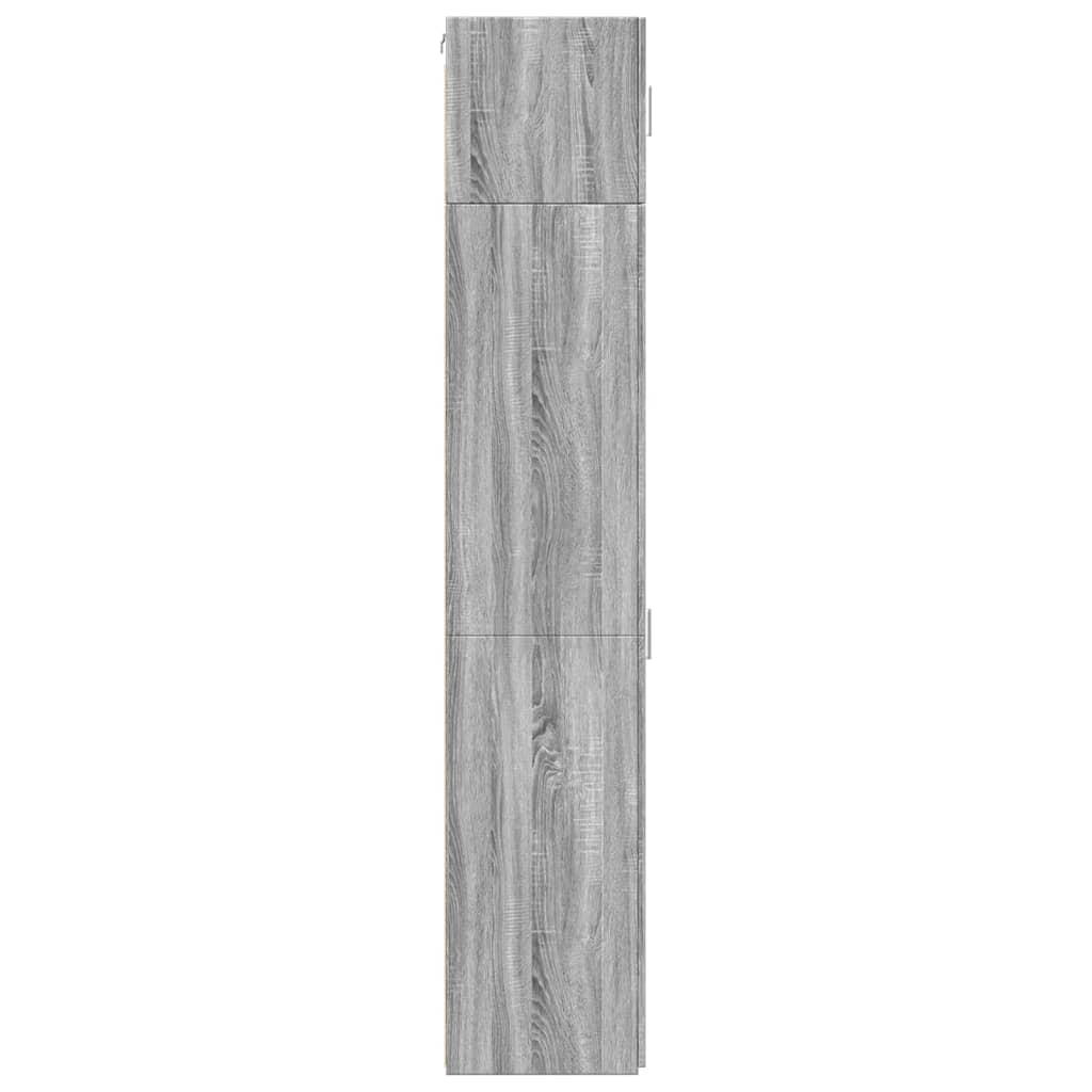 Slim Storage Cabinet Grey Sonoma 45x42,5x225 cm Engineered Wood