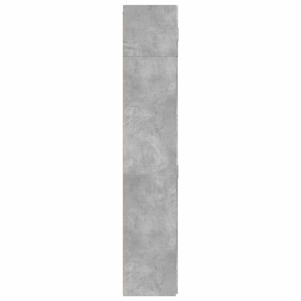 Storage Cabinet Concrete Grey 70x42.5x225 cm Engineered Wood
