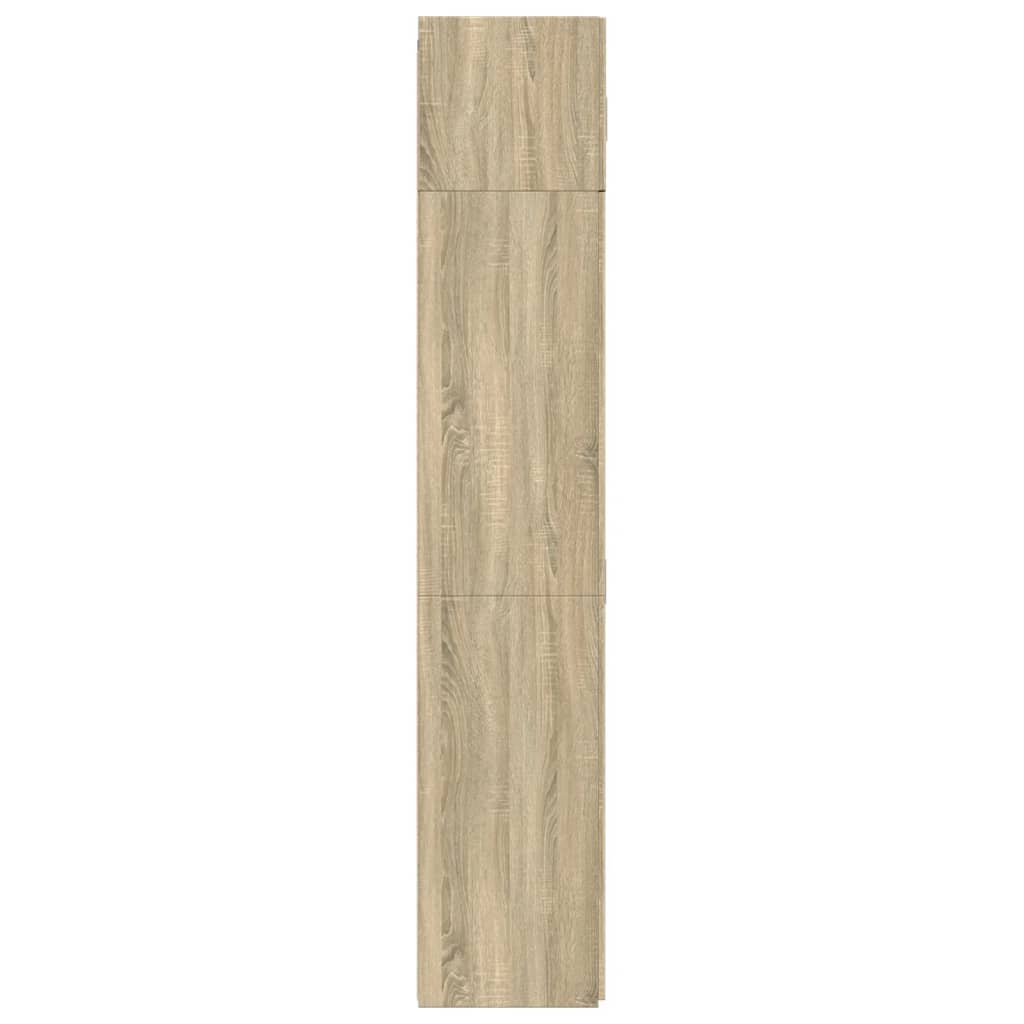 Storage Cabinet Sonoma Oak 80x42.5x225 cm Engineered Wood