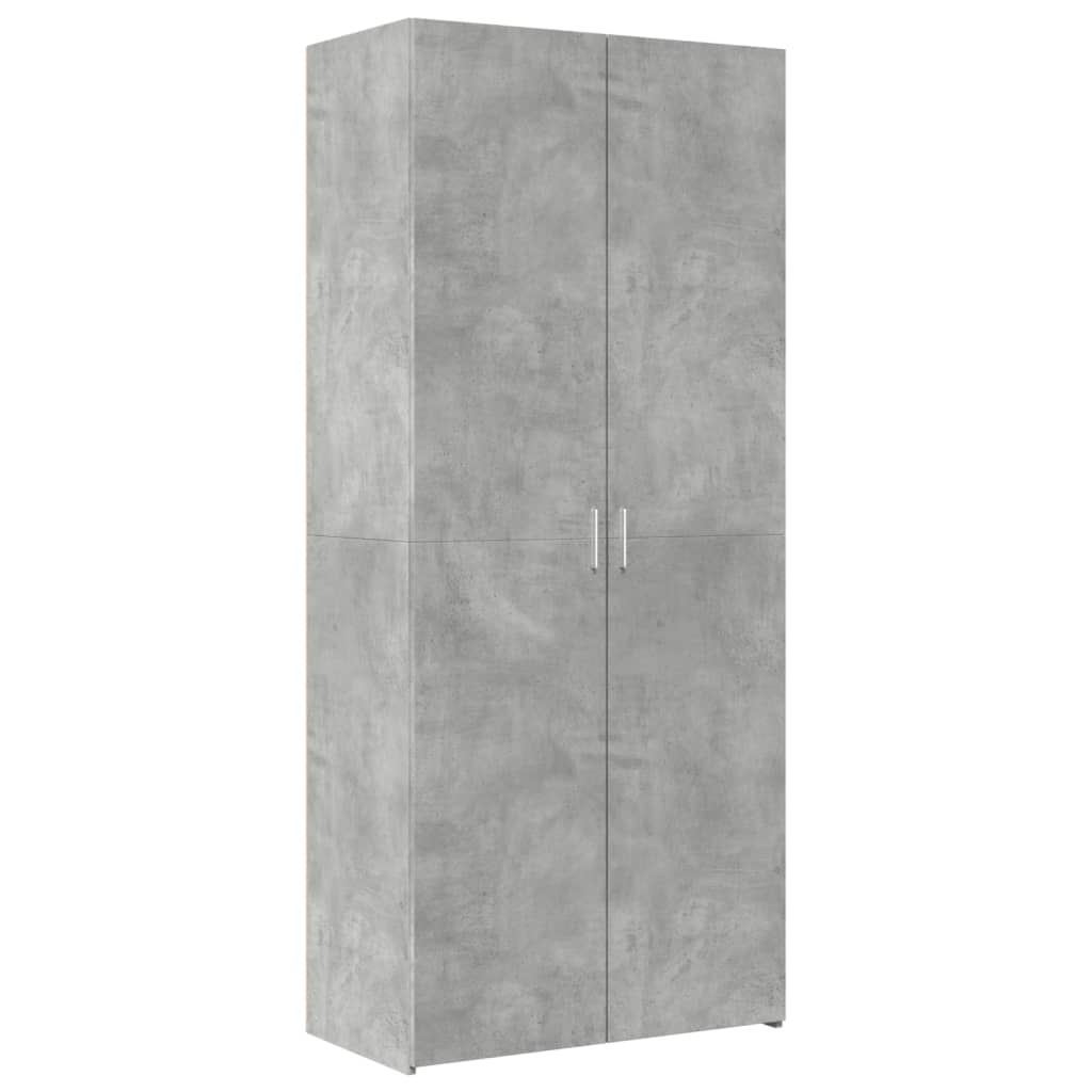 Highboard Concrete Grey 80x42.5x249 cm Engineered Wood