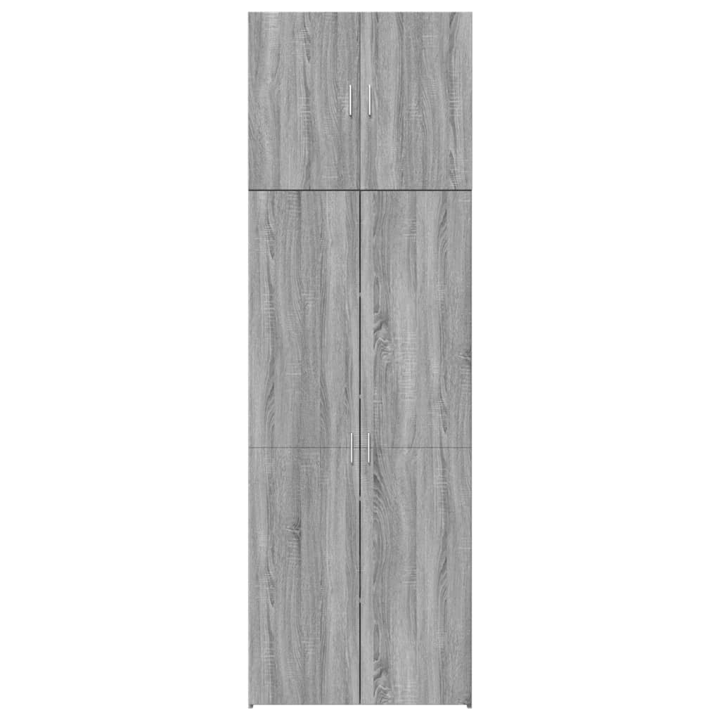 Highboard Grey Sonoma 80x42.5x249 cm Engineered Wood