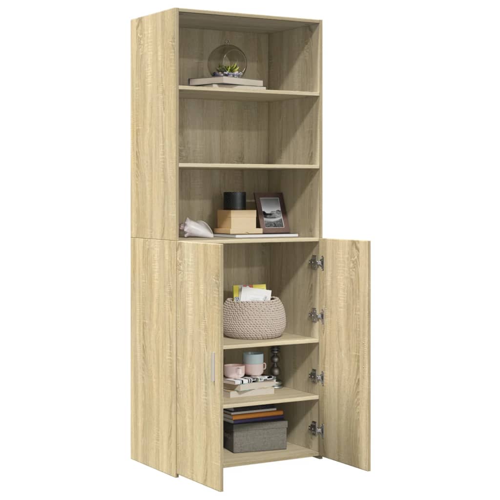 Highboard Sonoma Oak 70x42,5x185 cm Engineered Wood