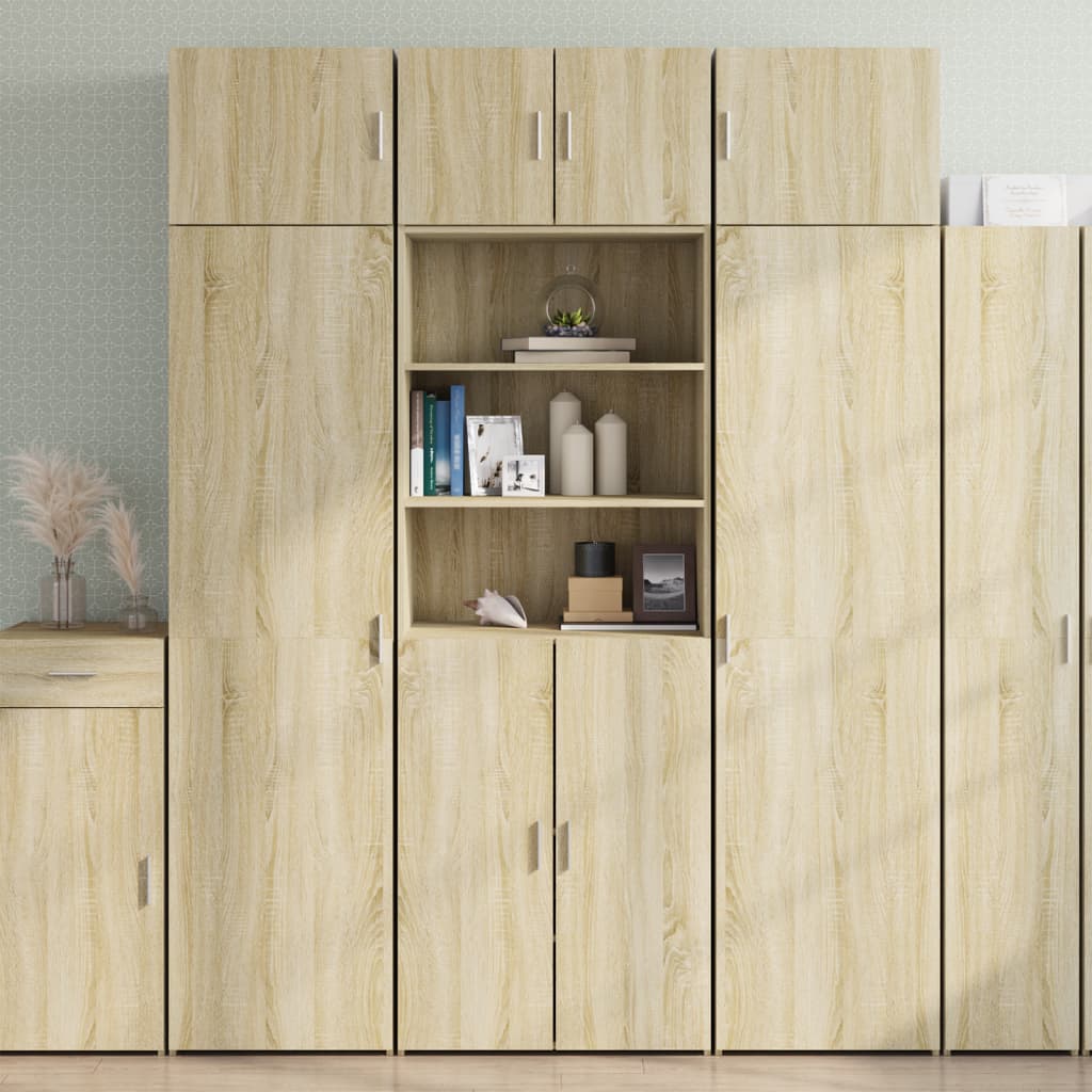 Highboard Sonoma Oak 70x42,5x185 cm Engineered Wood