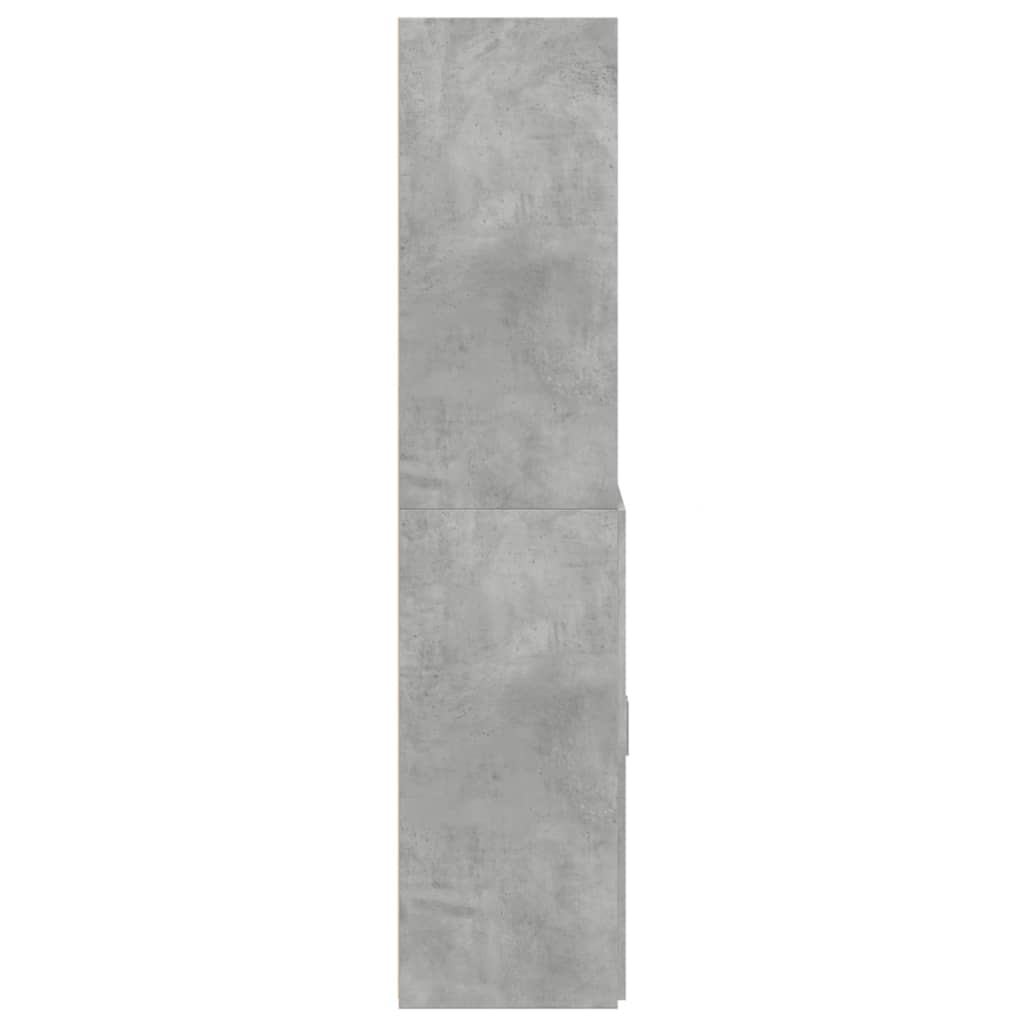 Highboard Concrete Grey 70x42,5x185 cm Engineered Wood