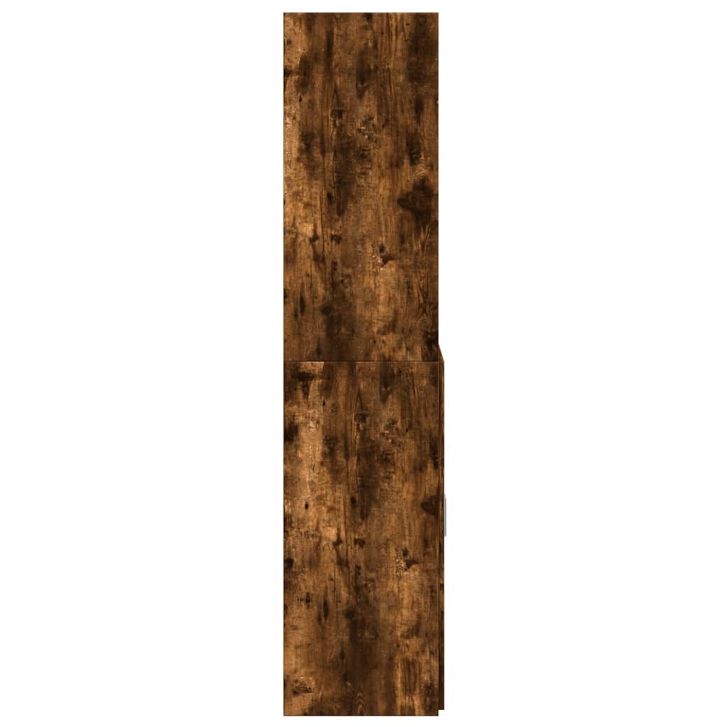 Highboard Smoked Oak 70x42.5x185 cm Engineered Wood
