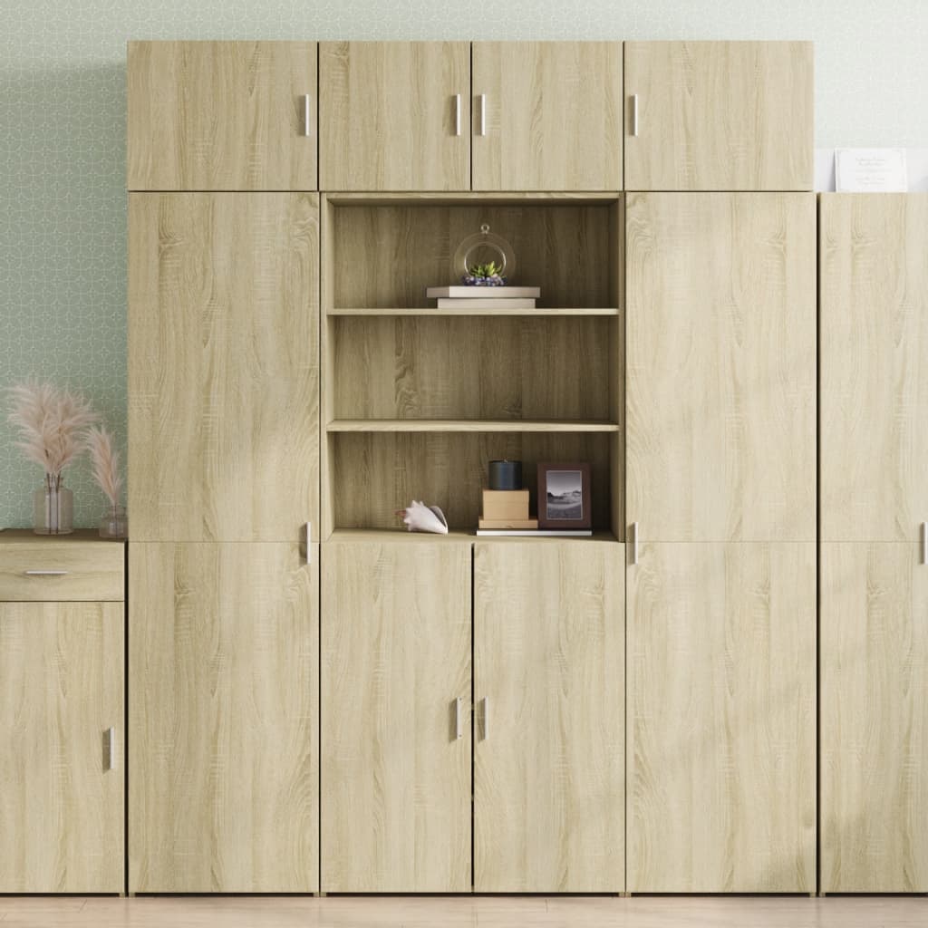 Highboard Sonoma Oak 80x42,5x185 cm Engineered Wood
