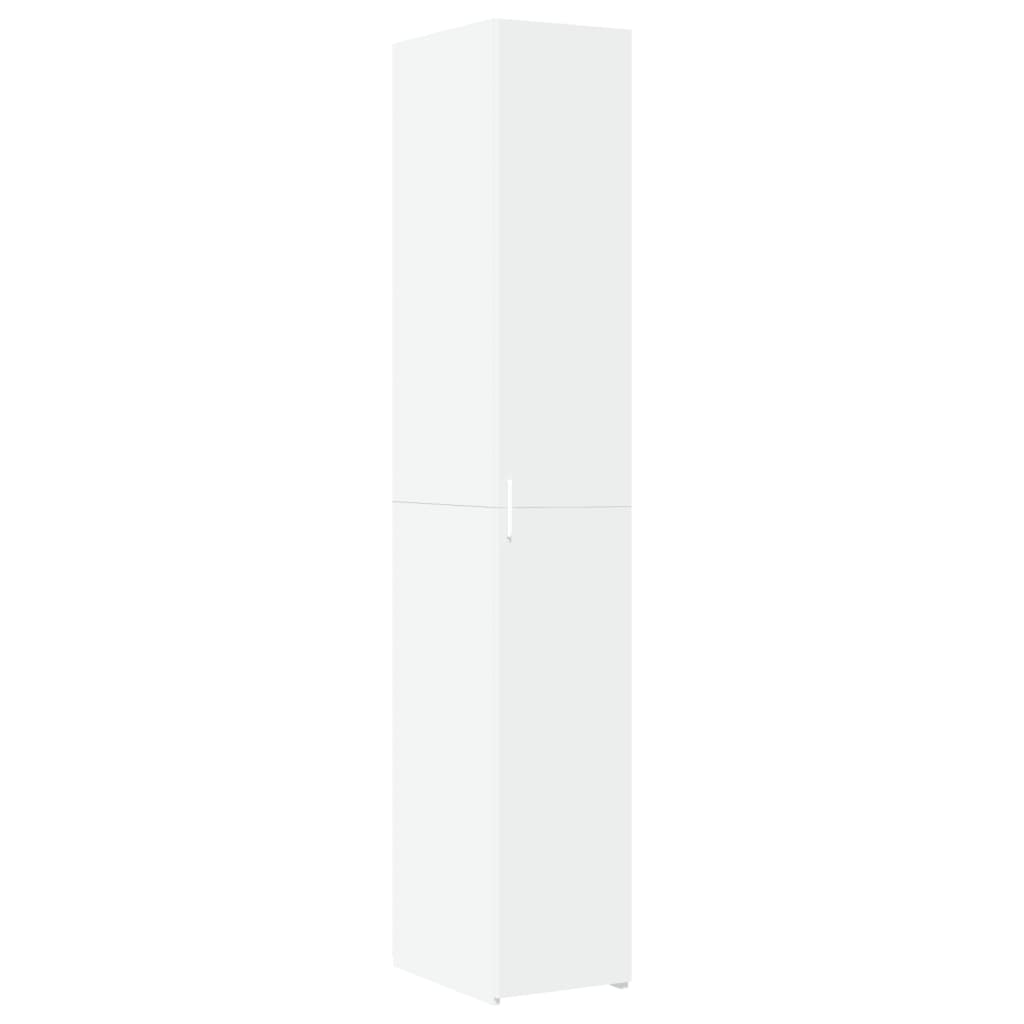 Highboard White 30x42,5x185 cm Engineered Wood