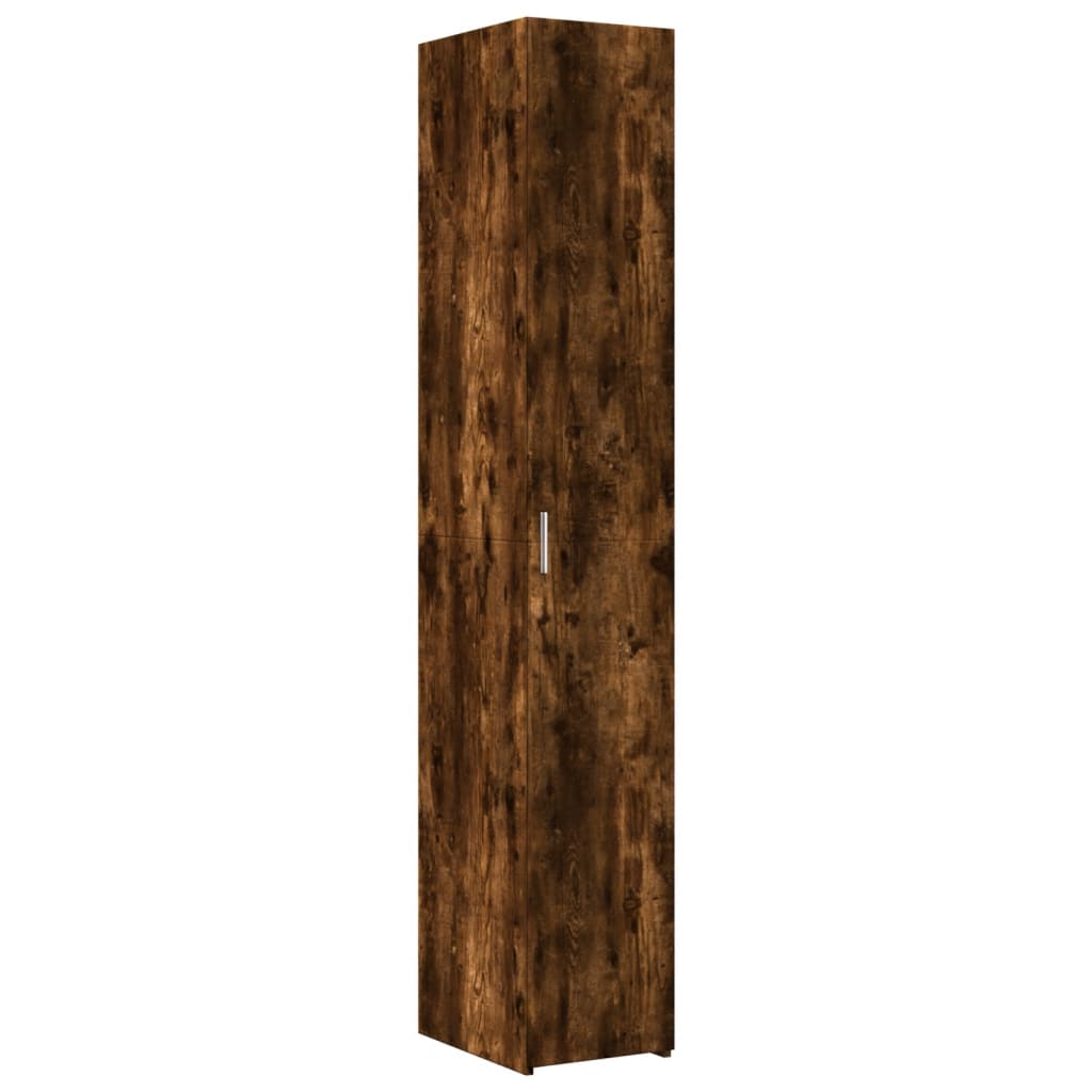 Highboard Smoked Oak 30x42,5x185 cm Engineered Wood