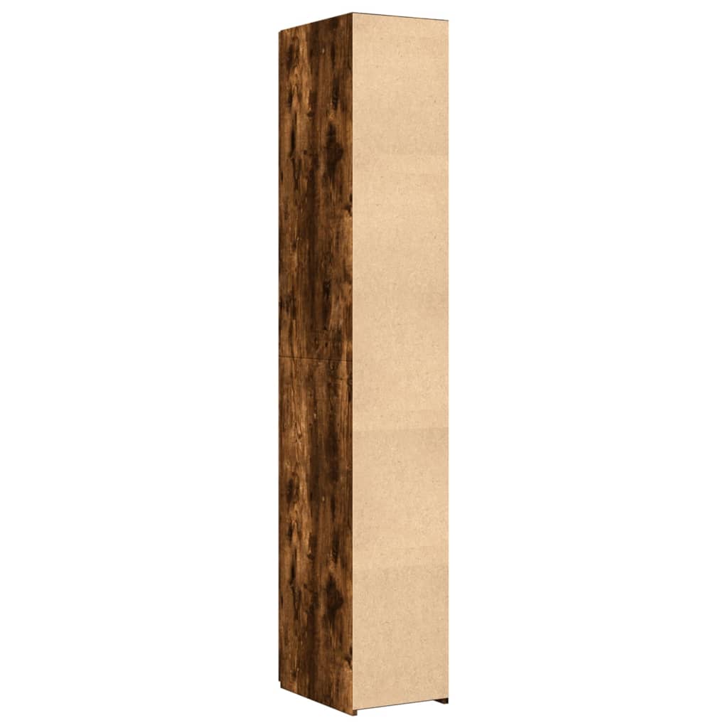 Highboard Smoked Oak 30x42,5x185 cm Engineered Wood