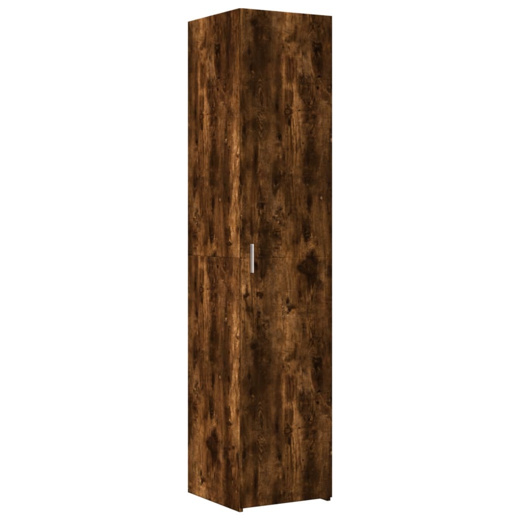 Highboard Smoked Oak 40x42,5x185 cm Engineered Wood