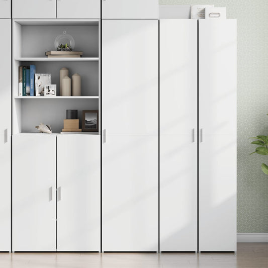 vidaXL Highboard White 45x42.5x185 cm Engineered Wood