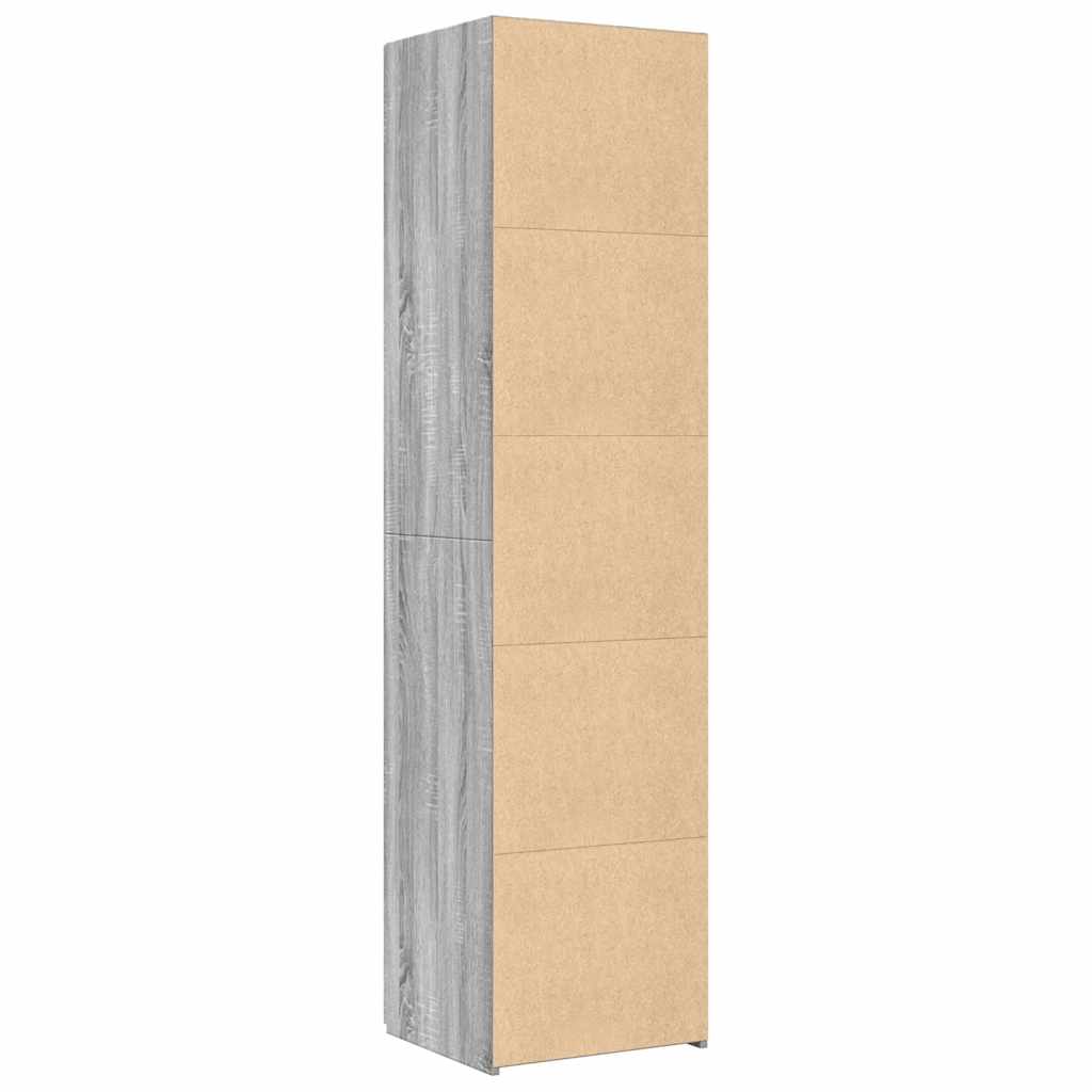 Highboard Grey Sonoma 45x42,5x185 cm Engineered Wood