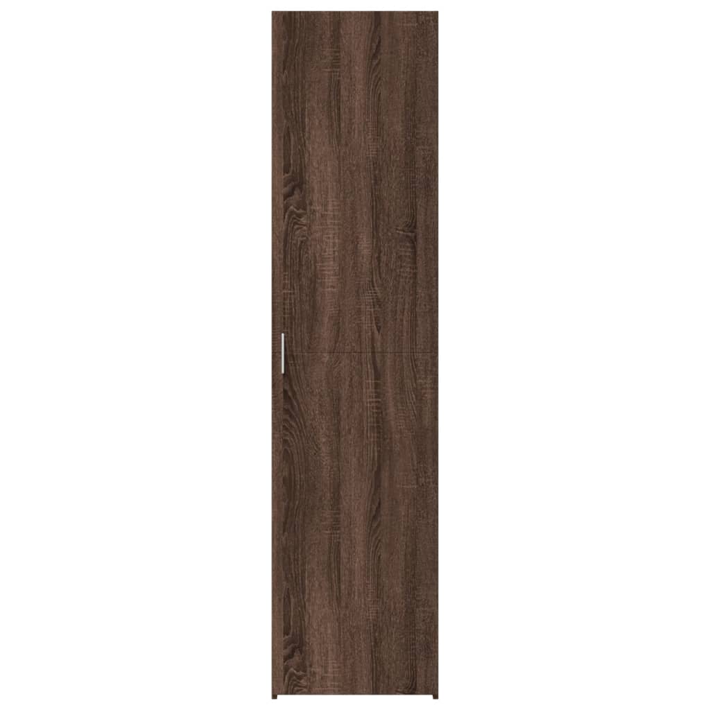 vidaXL Highboard Brown Oak 45x42.5x185 cm Engineered Wood