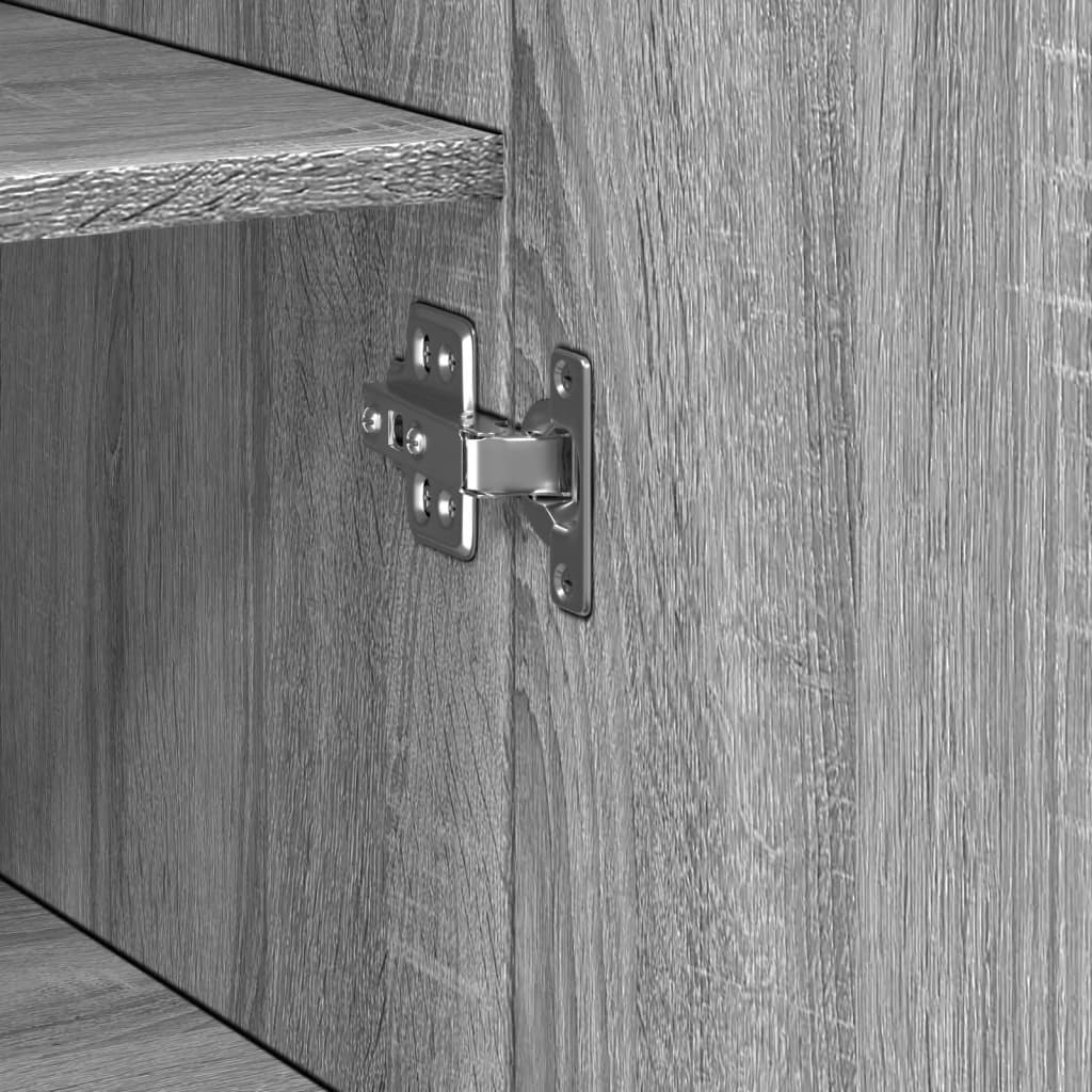 Highboard Grey Sonoma 50x42,5x185 cm Engineered Wood