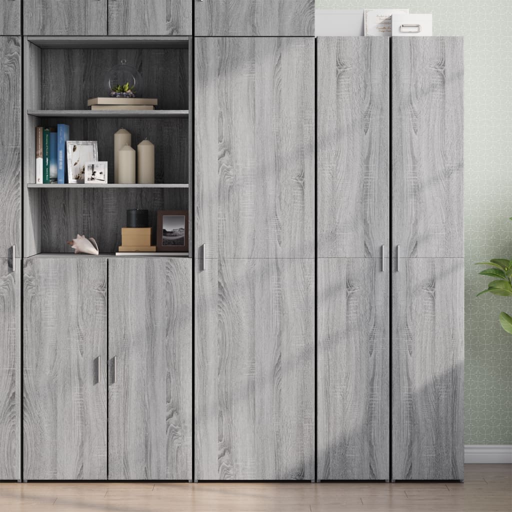 Highboard Grey Sonoma 50x42,5x185 cm Engineered Wood