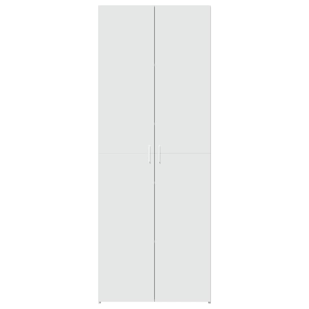 Highboard White 70x42,5x185 cm Engineered Wood