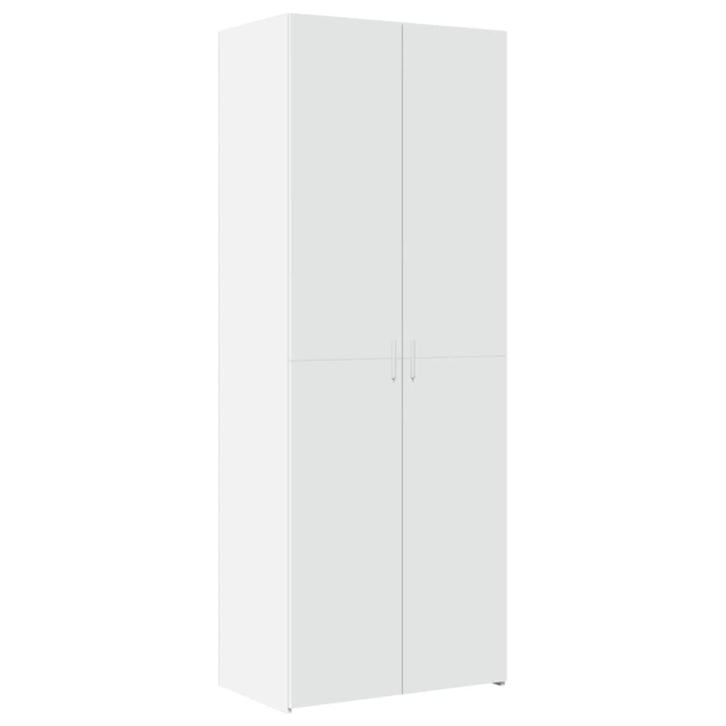 Highboard White 70x42,5x185 cm Engineered Wood