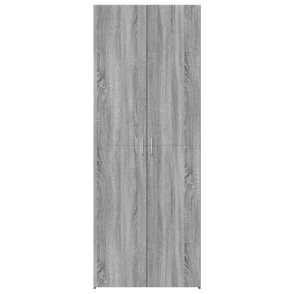 Highboard Grey Sonoma 70x42,5x185 cm Engineered Wood