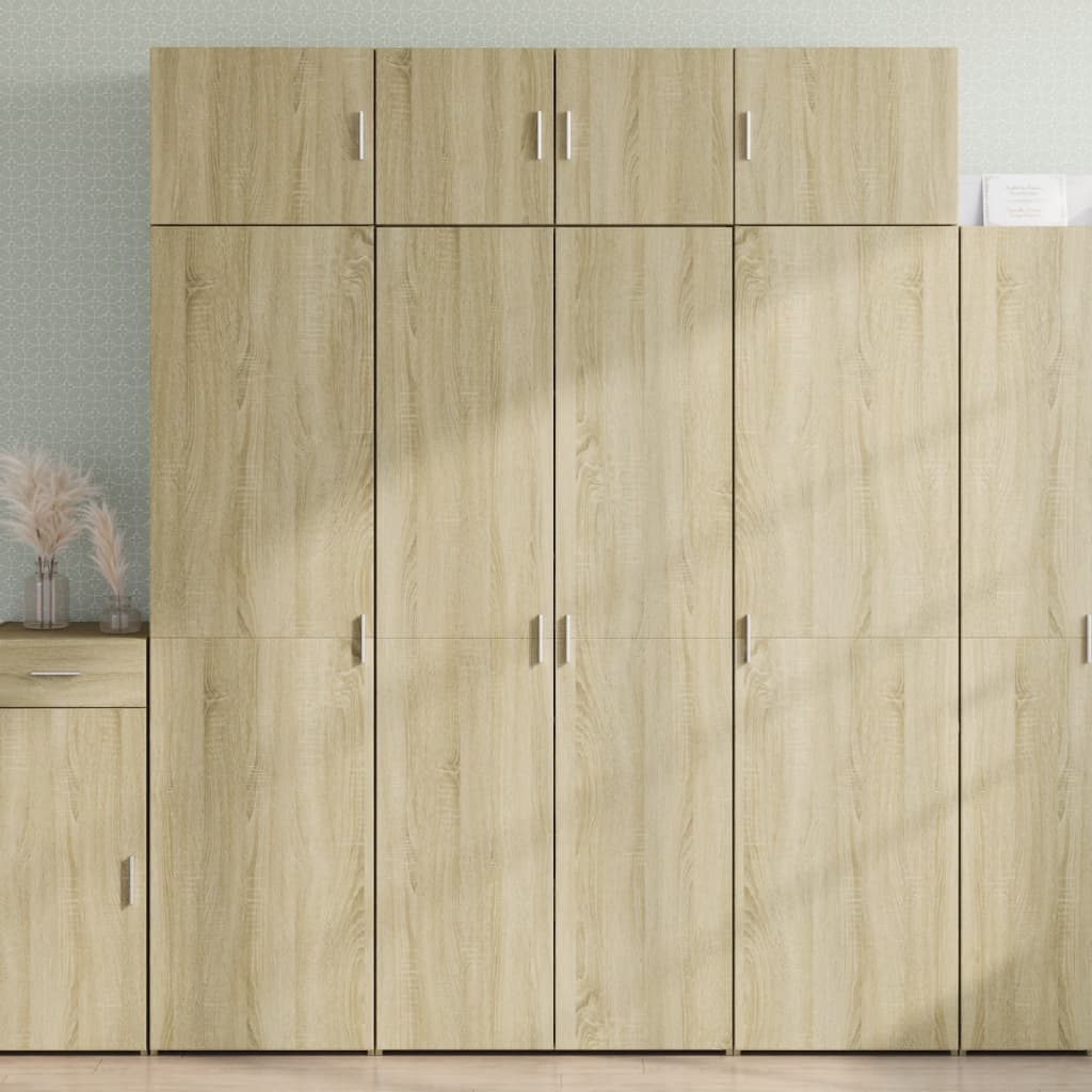Highboard Sonoma Oak 80x42,5x185 cm Engineered Wood