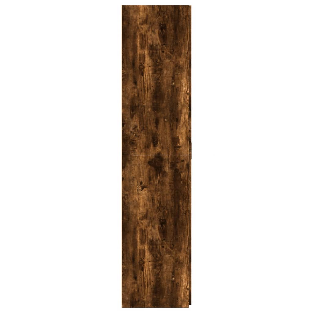 Highboard Smoked Oak 80x42,5x185 cm Engineered Wood