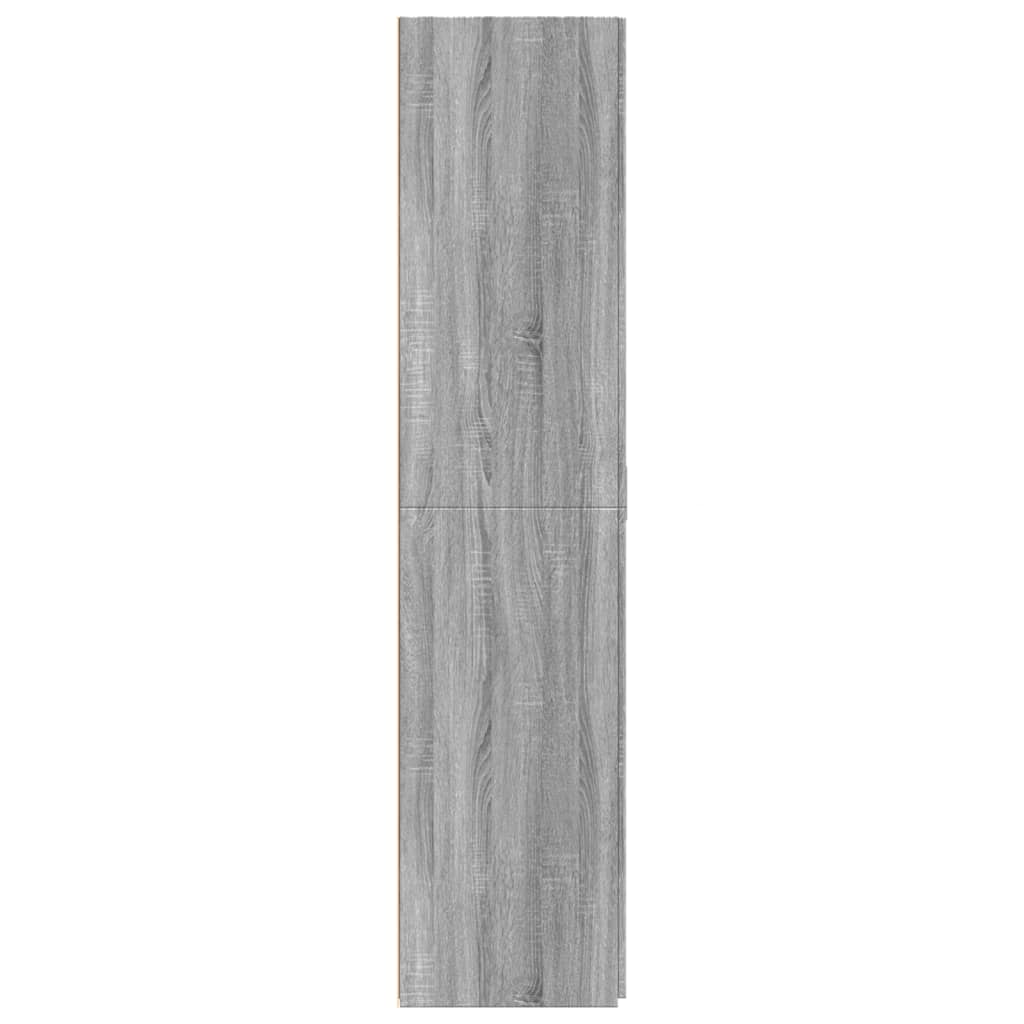 Highboard Grey Sonoma 80x42,5x185 cm Engineered Wood