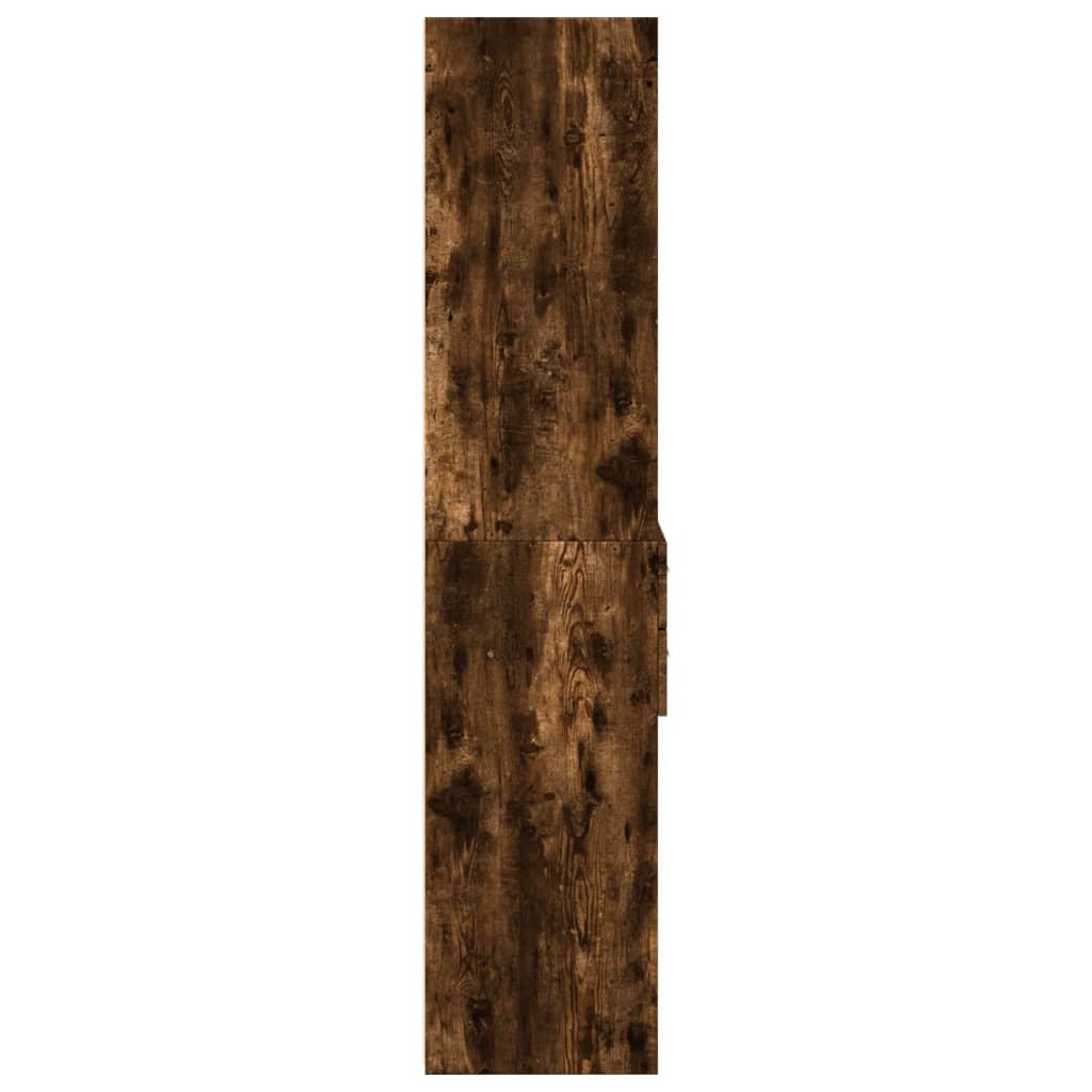 Highboard Smoked Oak 50x42.5x185 cm Engineered Wood
