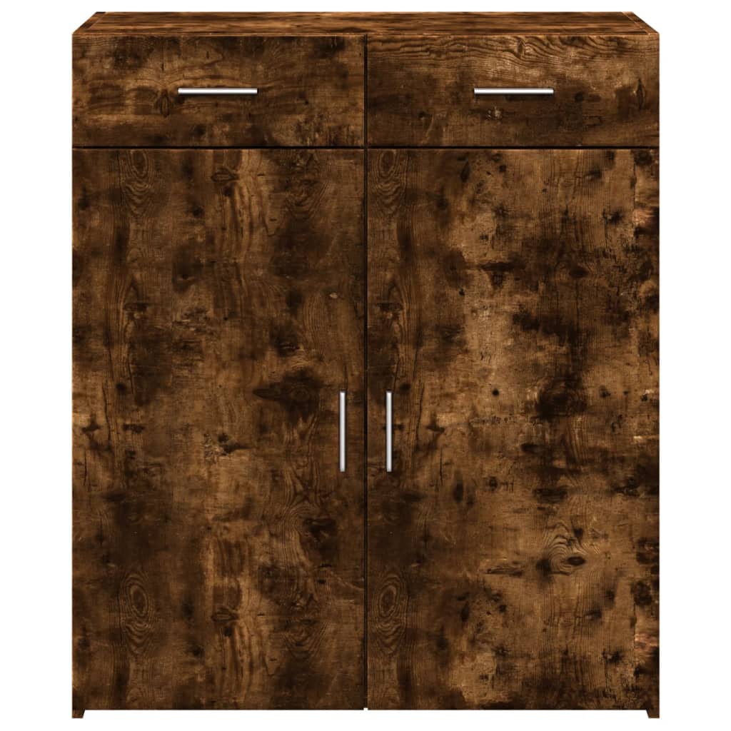 Sideboard Smoked Oak 80x42,5x93 cm Engineered Wood