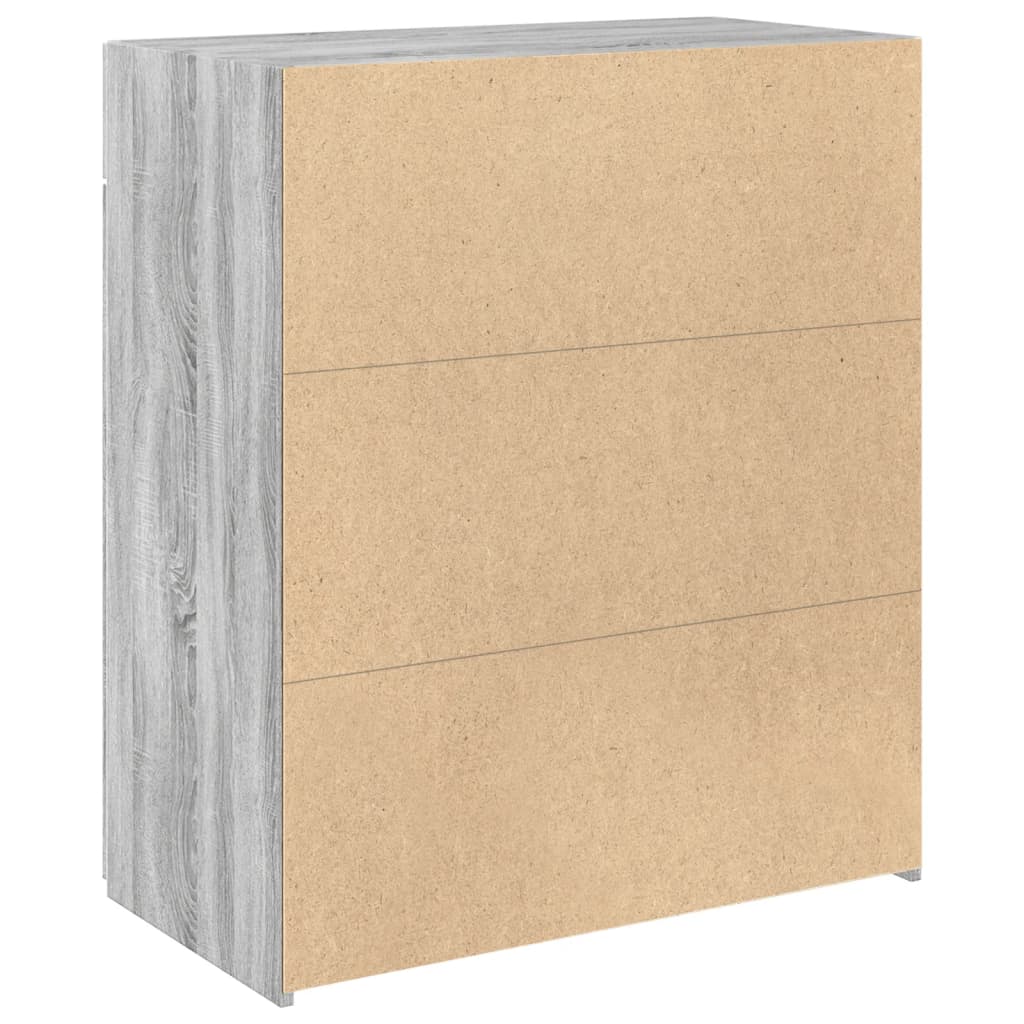 Sideboard Grey Sonoma 80x42,5x93 cm Engineered Wood