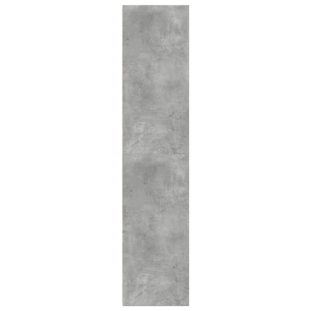 Highboard Concrete Grey 45x41x185 cm Engineered Wood