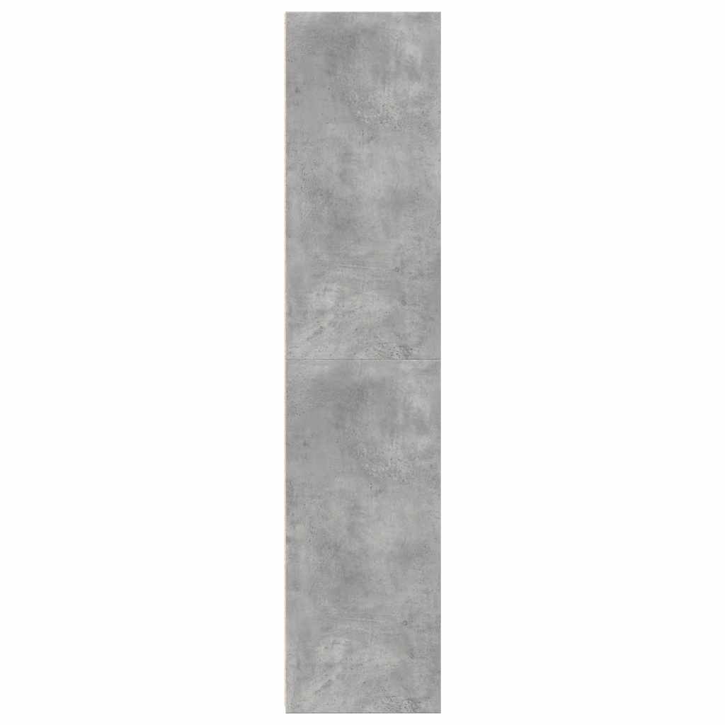 Highboard Concrete Grey 50x41x185 cm Engineered Wood
