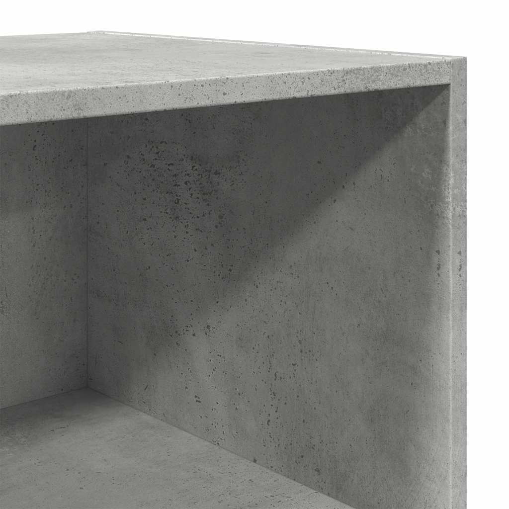 Highboard Concrete Grey 50x41x185 cm Engineered Wood