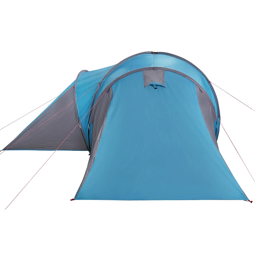Family Tent Dome 6-Person Blue Waterproof