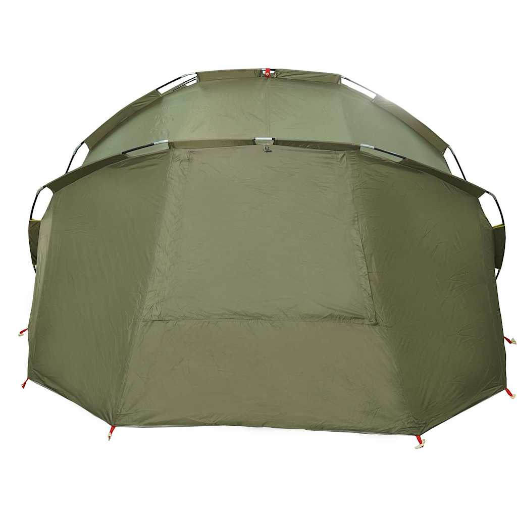 vidaXL Fishing Tent 5-Person Olive Green Waterproof