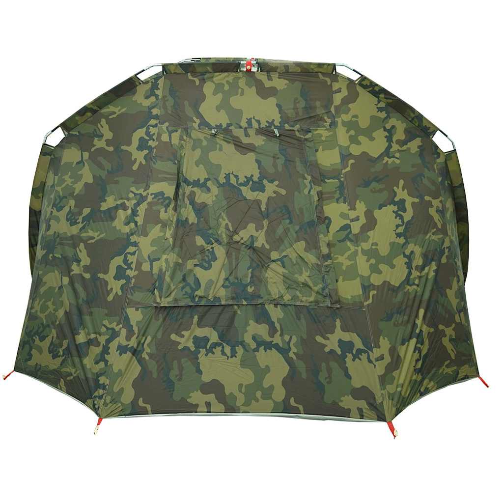 vidaXL Fishing Tent 4-Person Camouflage Waterproof