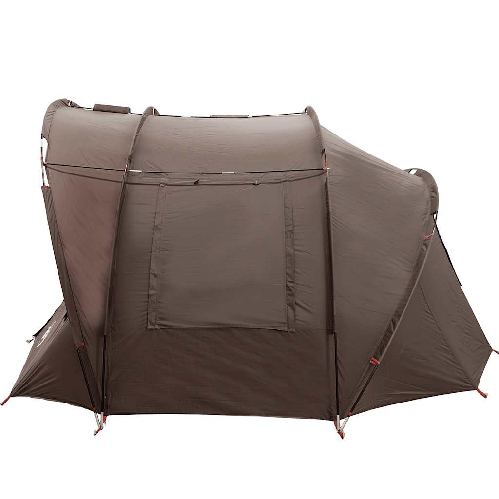 vidaXL Fishing Tent 2-Person Brown Waterproof