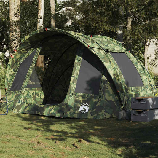 vidaXL Fishing Tent 2-Person Camouflage Waterproof