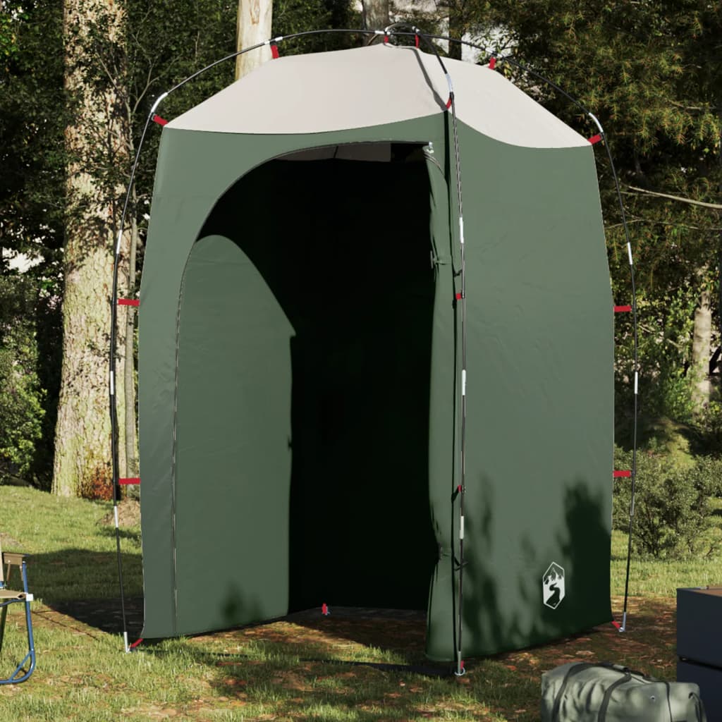 vidaXL Shower Tent Green Waterproof