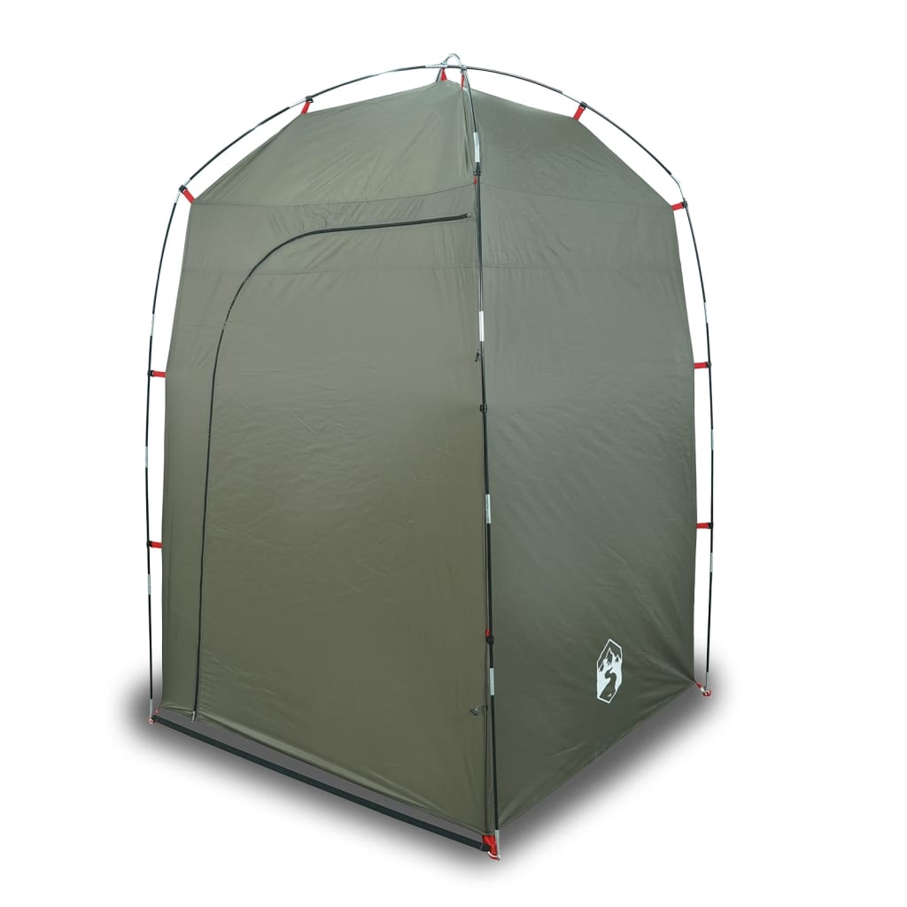 vidaXL Shower Tent Olive Green Waterproof