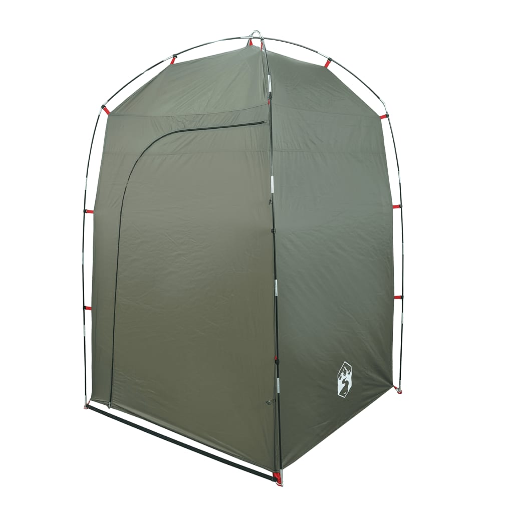 vidaXL Shower Tent Olive Green Waterproof