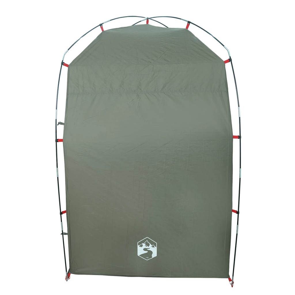 vidaXL Shower Tent Olive Green Waterproof