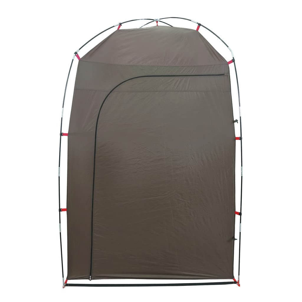 vidaXL Shower Tent Brown Waterproof