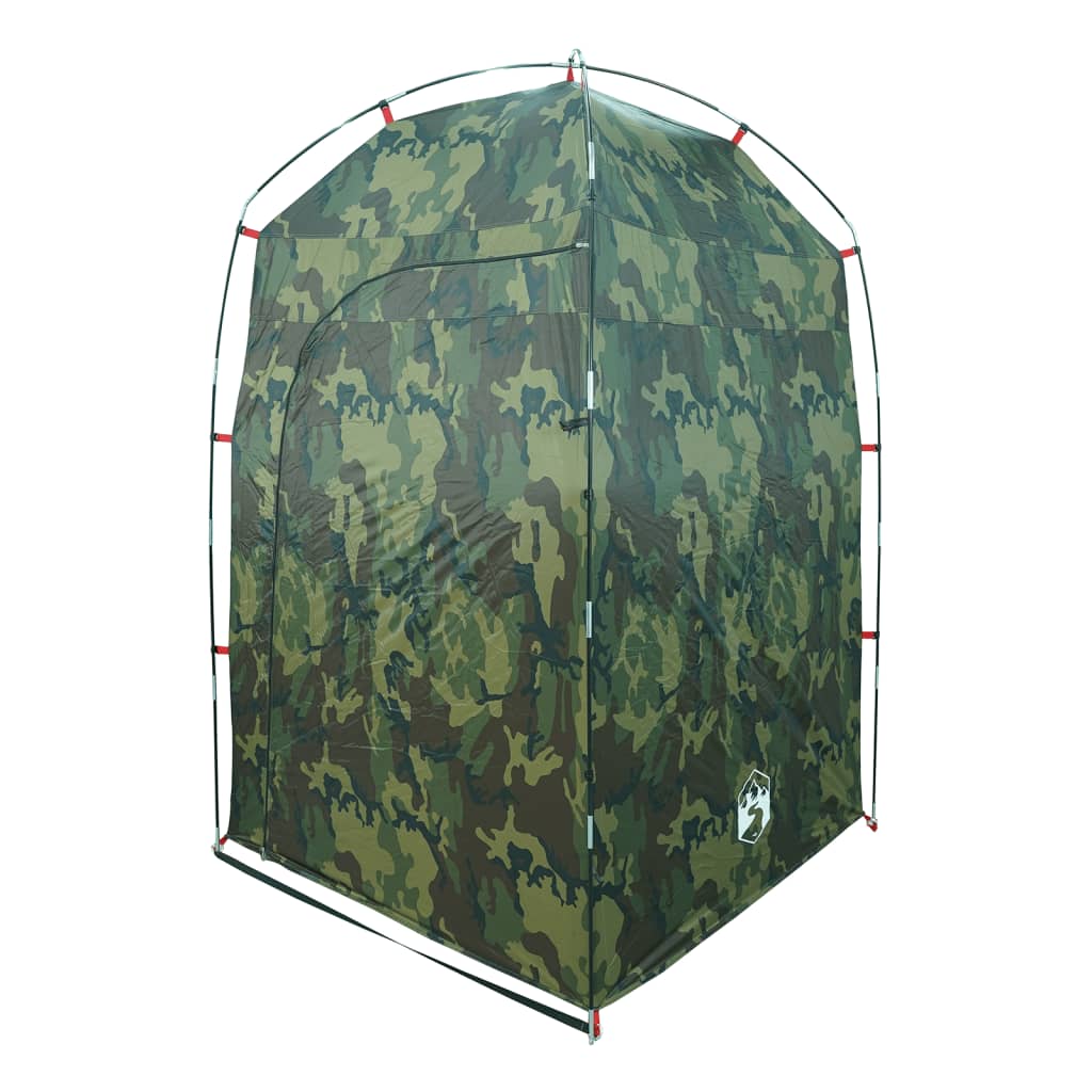 vidaXL Shower Tent Camouflage Waterproof