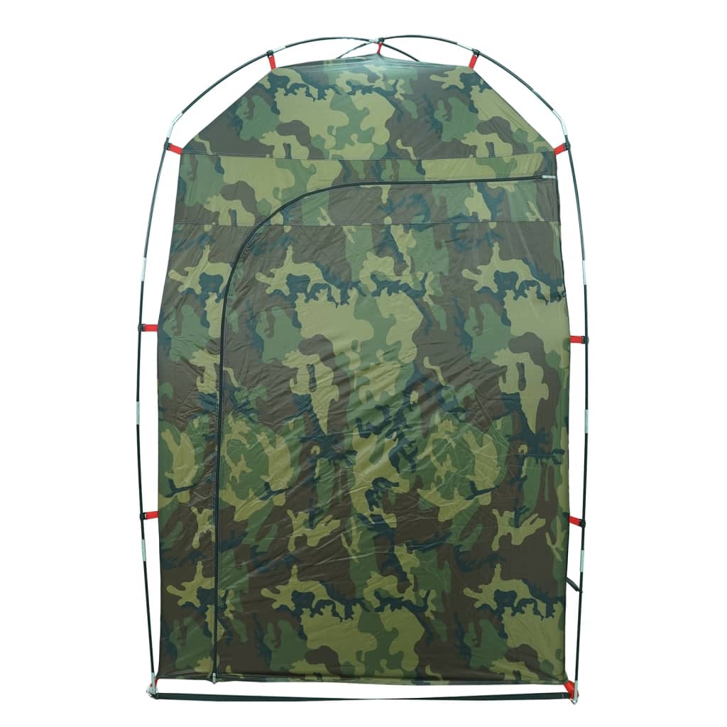 vidaXL Shower Tent Camouflage Waterproof