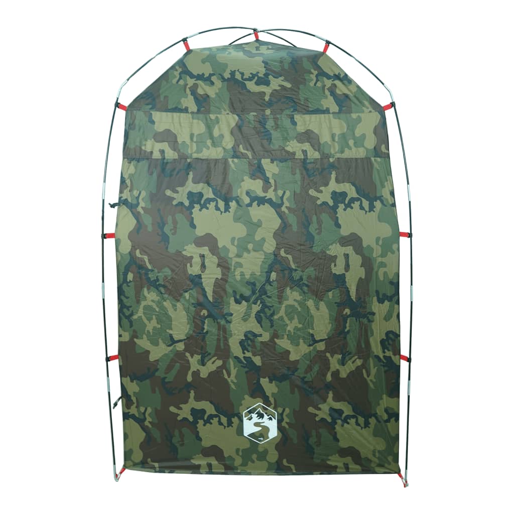 vidaXL Shower Tent Camouflage Waterproof