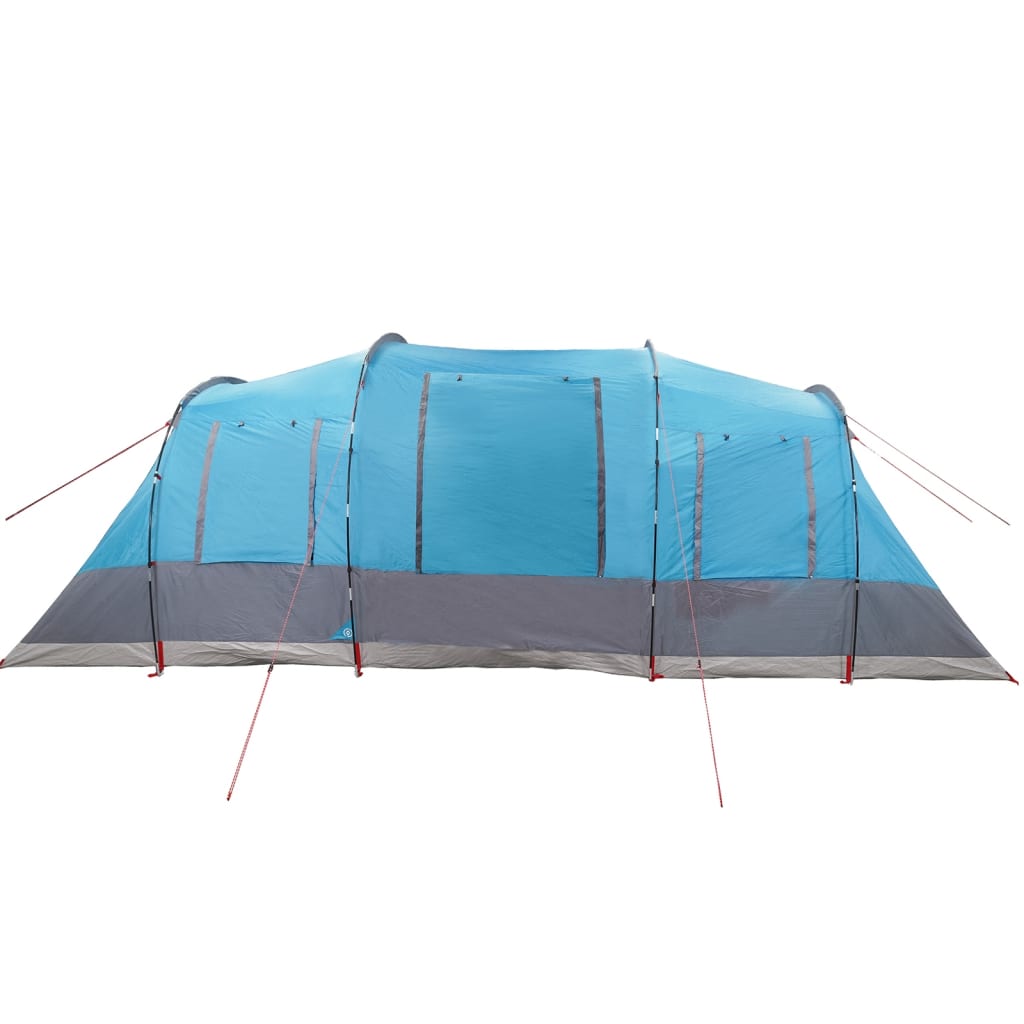 vidaXL Family Tent Tunnel 6-Person Blue Waterproof