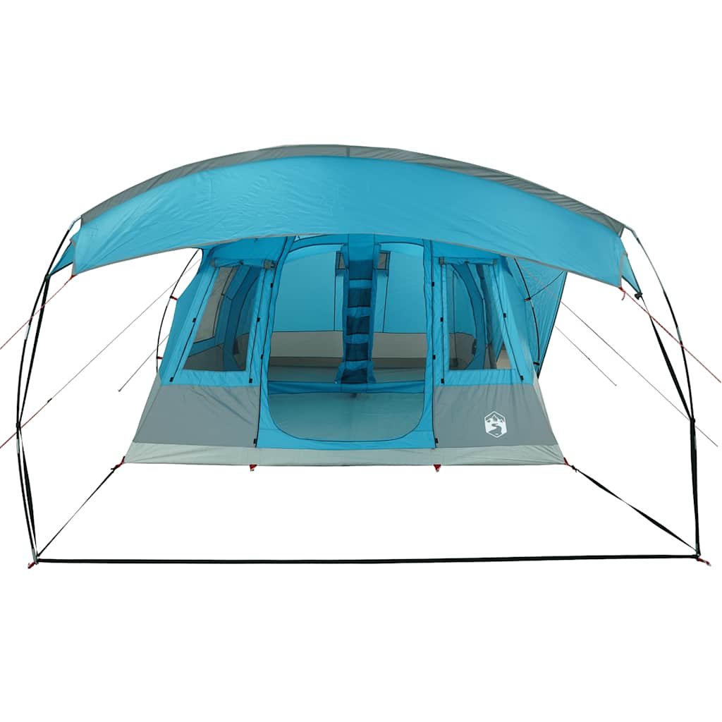 vidaXL Camping Tent Tunnel 5-Person Blue Waterproof