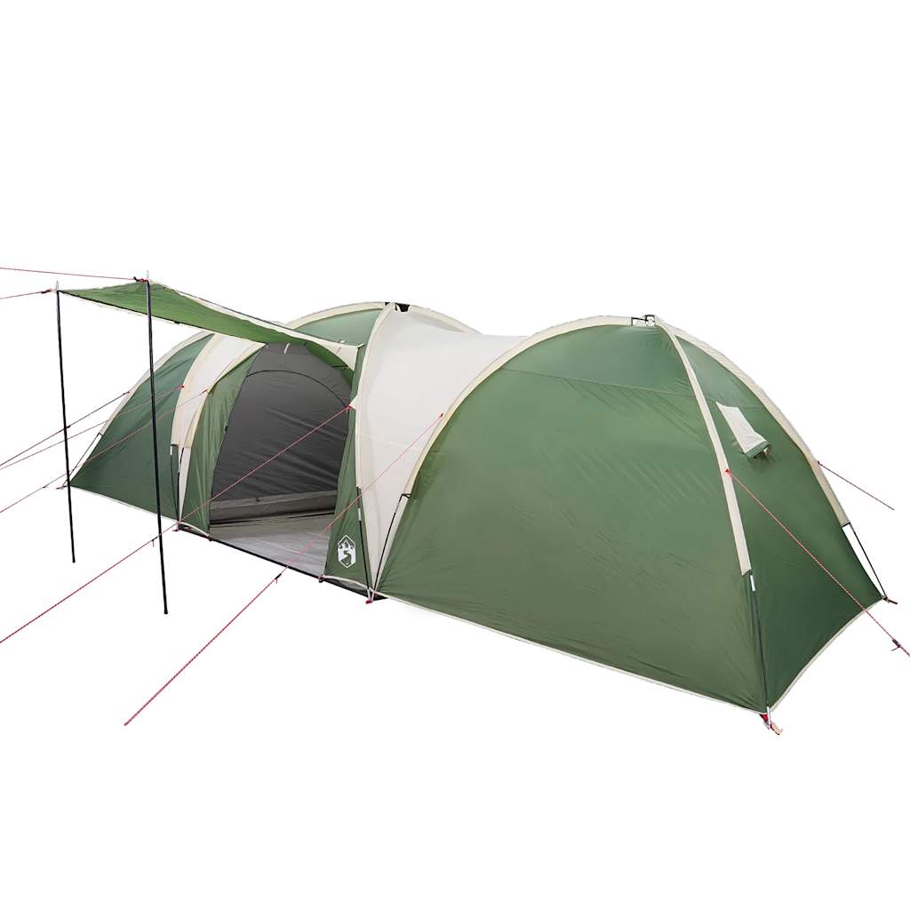 vidaXL Family Tent Dome 8-Person Green Waterproof