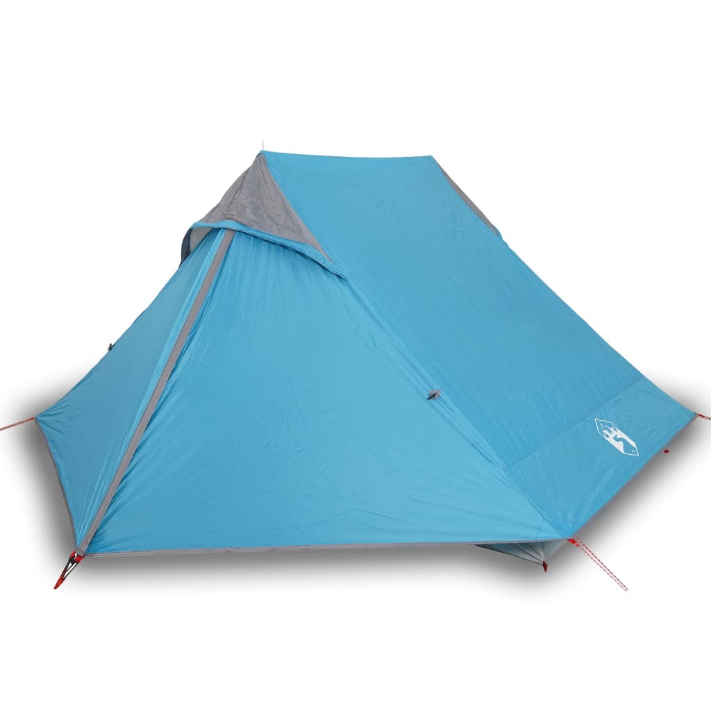 vidaXL Camping Tent 2-Person Blue Waterproof