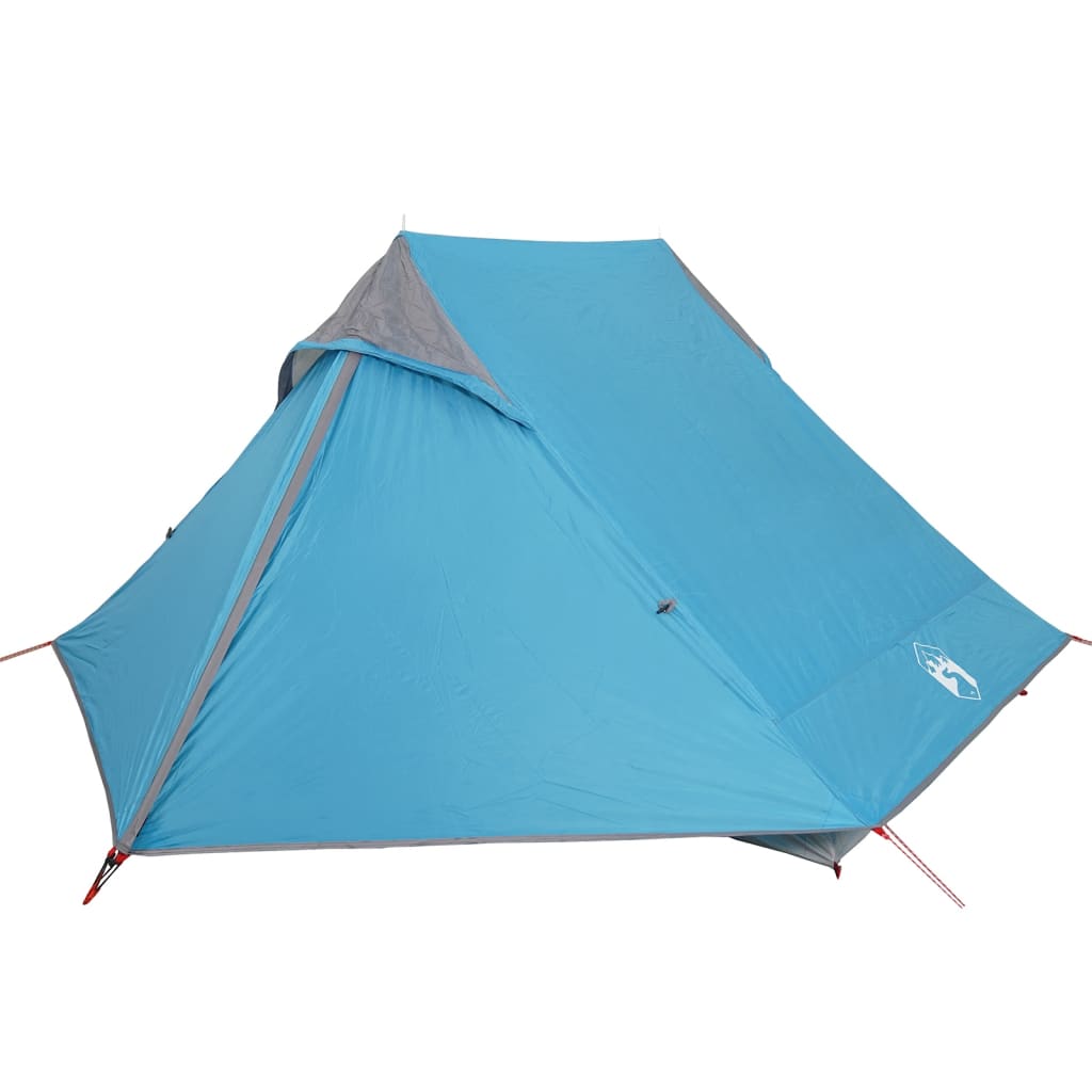 vidaXL Camping Tent 2-Person Blue Waterproof